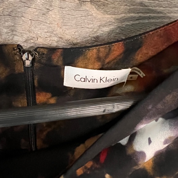 Calvin Klein Multi-Color Scoop Neck, Sleeveless Dress✨ - Picture 3 of 9